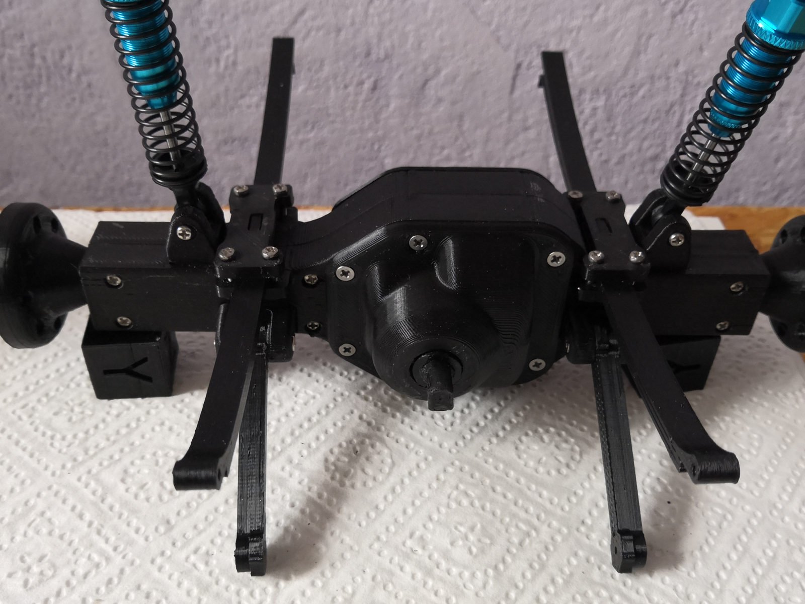 Voll funktionsfähiges 3D-gedrucktes Differenzial